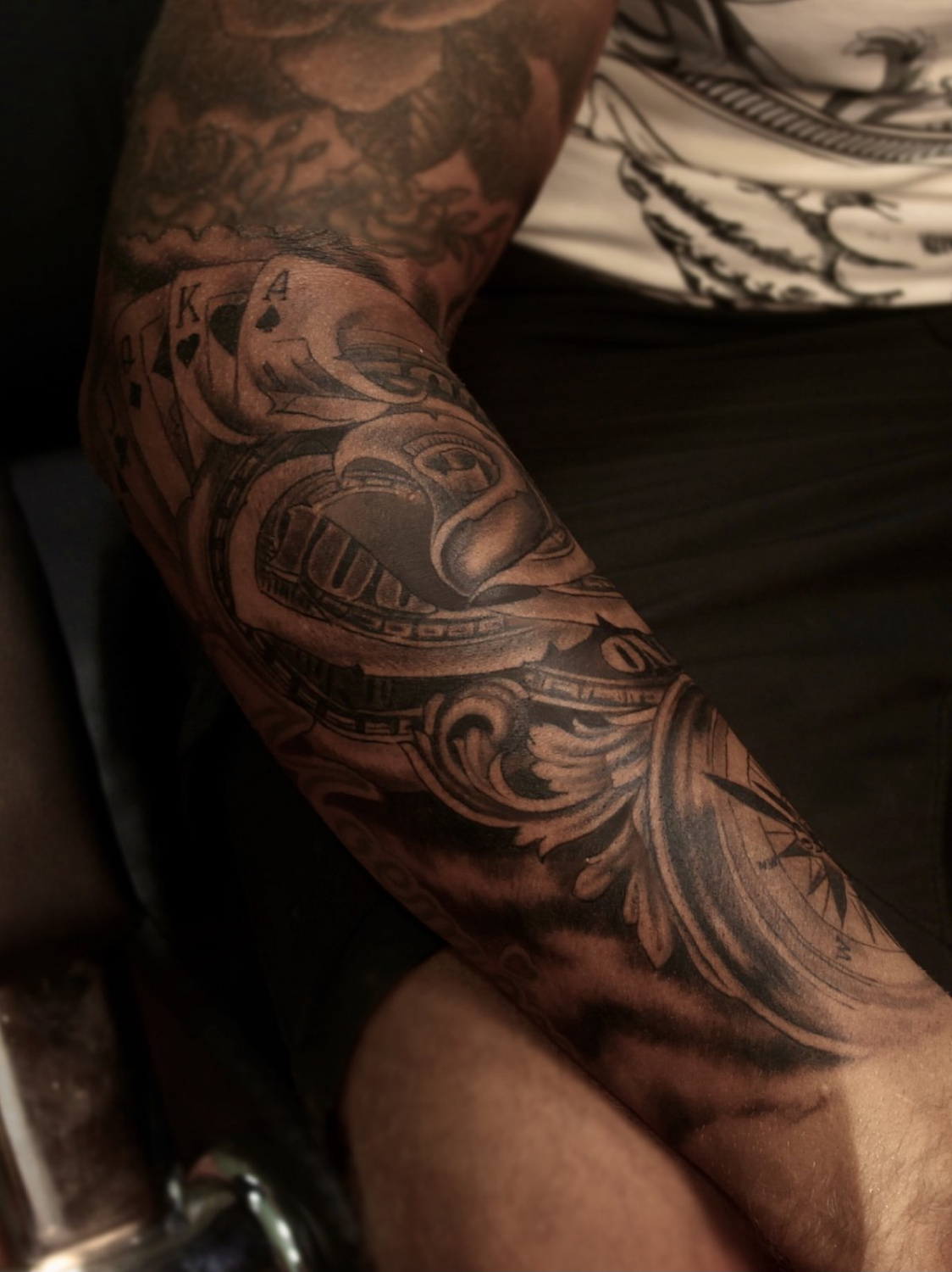 Чёрная tattoo by Vitaly Bolshakov